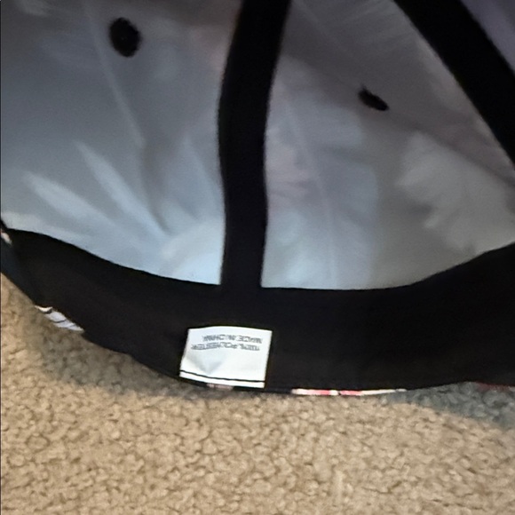 TRULY Floral Cap - Black, Red, and Blue - Picture 5 of 8